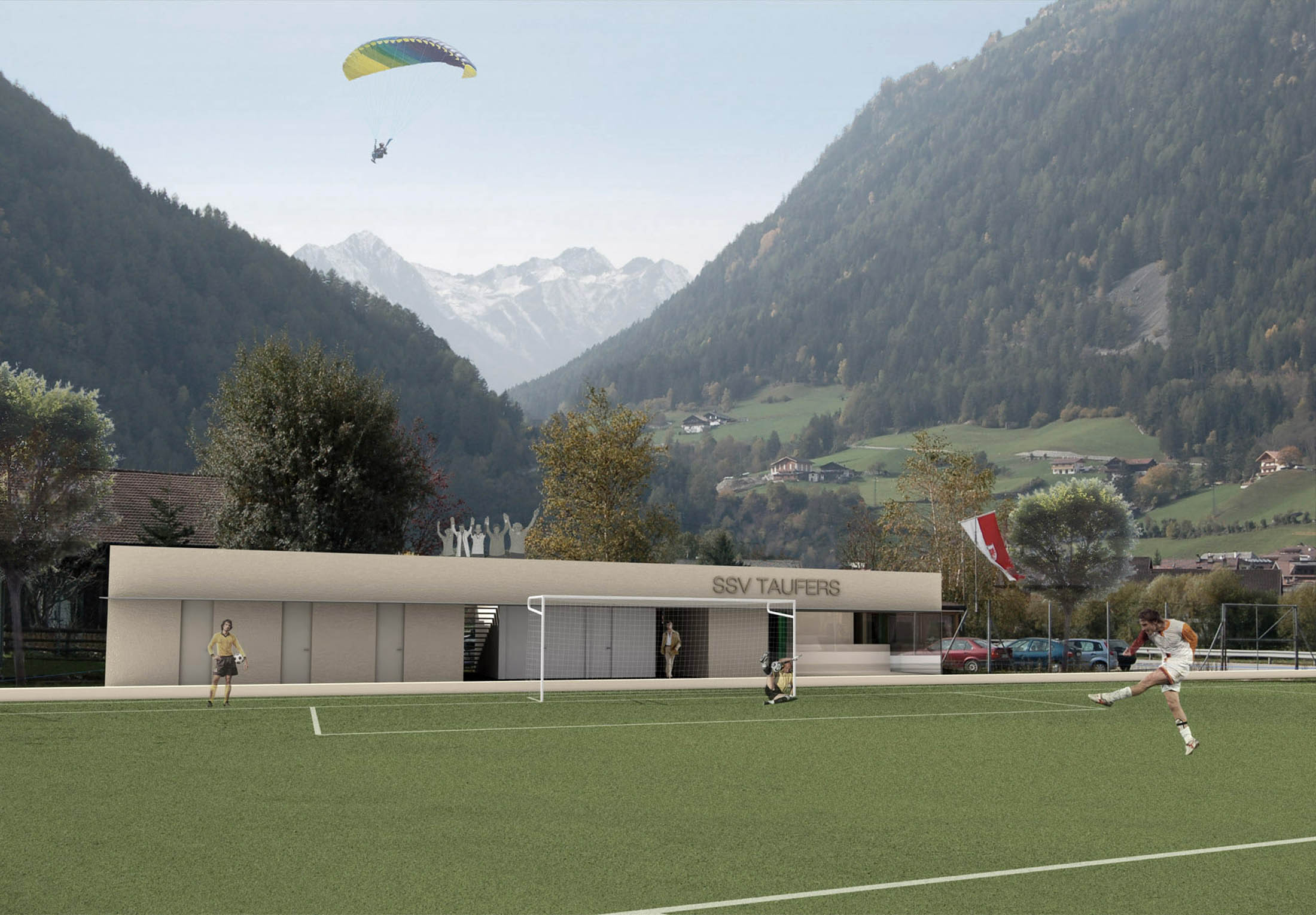 2011 Wettbewerb Sportgebäude Mühlen in Taufers 1++