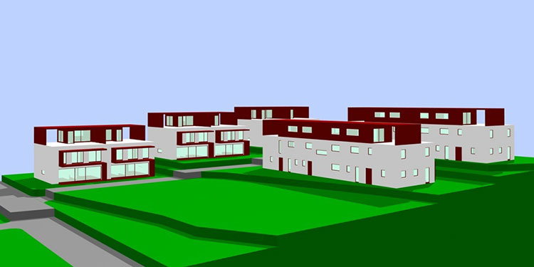 2003 Wettbewerb Wohnbaugenossenschaft Panorama Reischach 1++