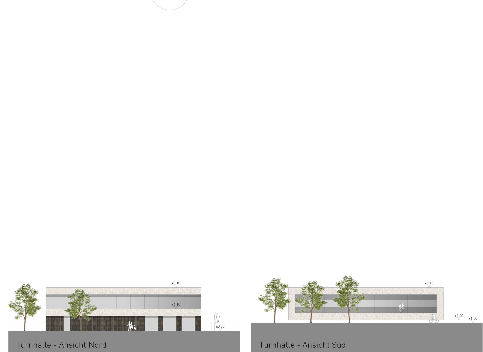 2016 Wettbewerb Erweiterung der Sportzone St. Lorenzen (3. Preis) 1++